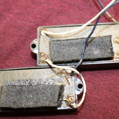 Vintage Fender Precision Bass Grey Bottom Pickups & Electronics - No Tariffs image 5