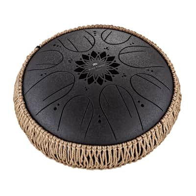 Meinl Sonic Energy 10 Inch Medium Octave Steel Tongue Drum, B Minor, Black image 2