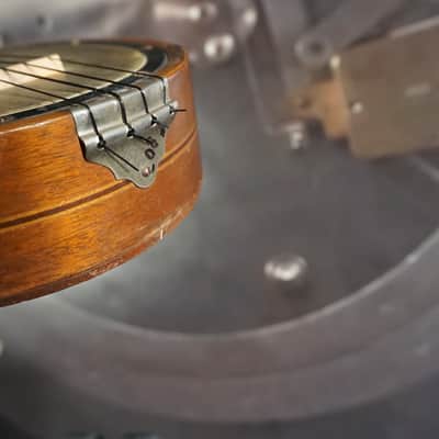Antique Banjolele Ukulele - Closed Back with F Holes image 14
