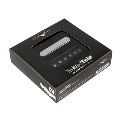 Fender Custom Shop Twisted Tele Pickup Set - Chrome / Black image 1