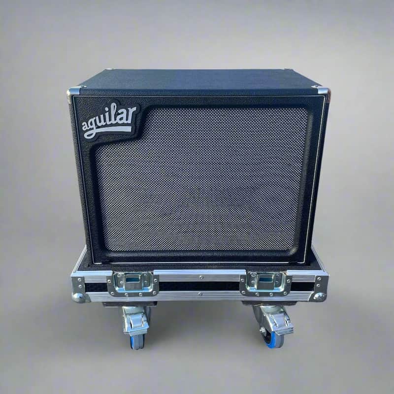 Pre-Owned Aguilar SL115 400W 8 Ohm Bass Cabinet with Flight Case image 1