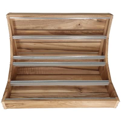 13U / 126hp Eurorack case VITA-slim • Rails + Threaded strips / Walnut / Unpowered image 3