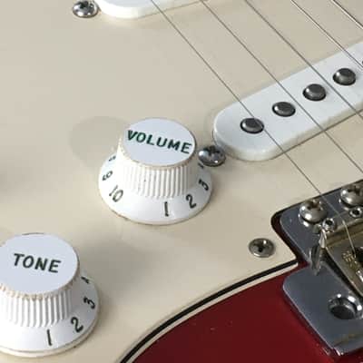 LEFTY! Vintage ST62 Fender Stratocaster Custom Relic Aged Crimson Red Nitro Lacquer New Maple Neck 7.5 Lb HSC image 5