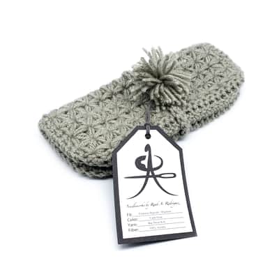 Jasmine stitch crochet dust cover for Elektron Digitakt and Digitone - Light Gray image 3