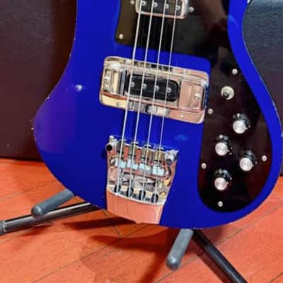 Rickenbacker 4003 1990 - Midnight Blue Bass Guitar w/ HSC - Excellent player. image 6