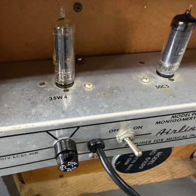 Airline Amp model 9000 Montgomery Ward 60s image 5