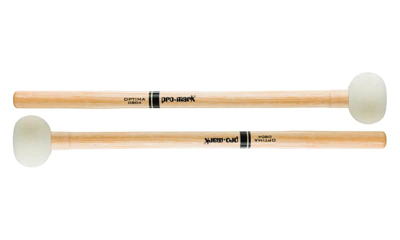 Pro-Mark Optima Series Marching Bass - Felt #4 Mallets image 1