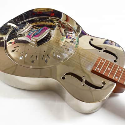 Dobro Hound Dog M-14 Metalbody - Nickel image 4