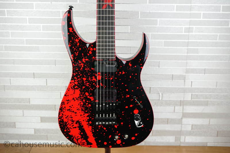 Schecter Sullivan King Signature Banshee-6 FR-S Sustainiac - Obsidian Blood image 1