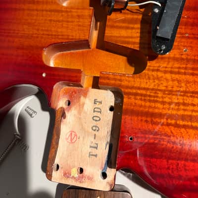 1995–96 Fender Japan TL-90D Foto Flame Deluxe Telecaster — Transparent Cherry — FujiGen MIJ image 14