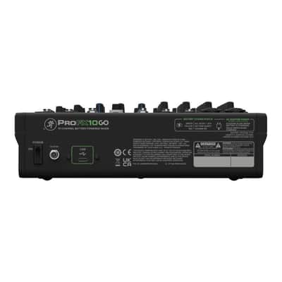 Mackie ProFX10GO 10-Channel Battery-Powered Mixer Display Model image 5