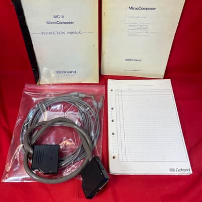 Vintage 1977 Roland MC-8 Microcomposer 8-Channel Analog Sequencer, Manuals, Box etc image 20