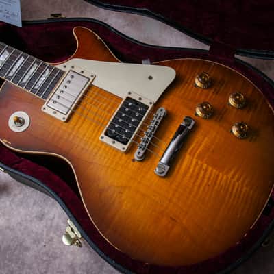 GIBSON USA Custom Shop Signature Jimmy Page "Number Two" Les Paul Reissue Tom Murphy Aged 41# "Page Burst" (2009) image 2