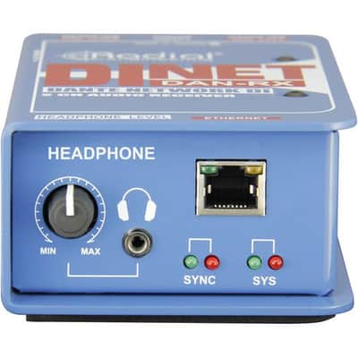 Radial DiNET DAN-RX 2-Channel Dante Network Receiver, XLR Analog Outputs image 2