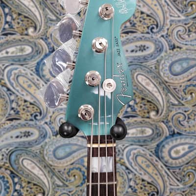 Fender Adam Clayton Jazz Bass Sherwood Green Metallic image 3