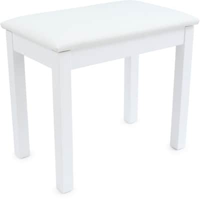 Gator Frameworks GFW-KEYBENCH-WDWH Wooden Keyboard & Piano Bench-White imagen 2