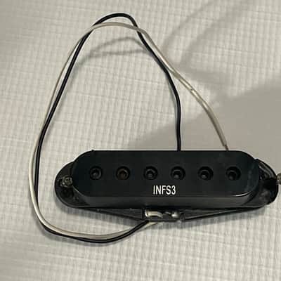 2004 Korean Ibanez RG370DX RG Series INFS3 Black Middle Single Coil Guitar Pickup 6.28k image 1