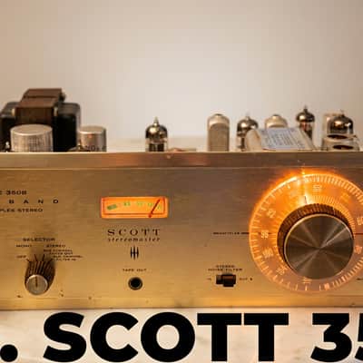 🎶✨ H.H. Scott 350B Wideband FM Multiplex Stereo Tube Tuner — Cleaned, Strong FM Pull, New 12AT7 Tube, 6-Hour Bench Tested, YouTube Demo image 1