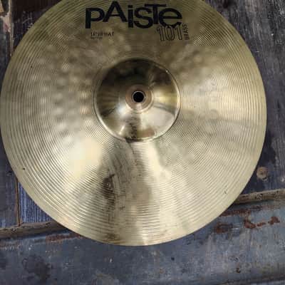 Paiste 14" 101 Brass Hi-Hat Cymbal Cymbals (Pair) 2005 - Present - Traditional image 3