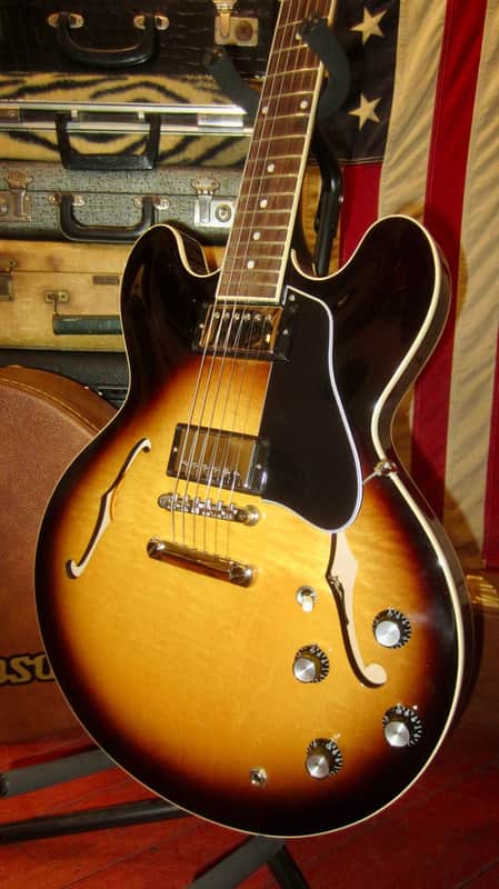2022 Gibson ES-335 Tobacco Sunburst w/ Original Hardshell Case image 1