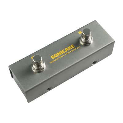 SONICAKE Dual Footswitch Pedal for Guitar Effect Pedal Dual Momentary Foot Switch Guitar Pedal with TRS Cable(U.S. domestic inventory) image 1