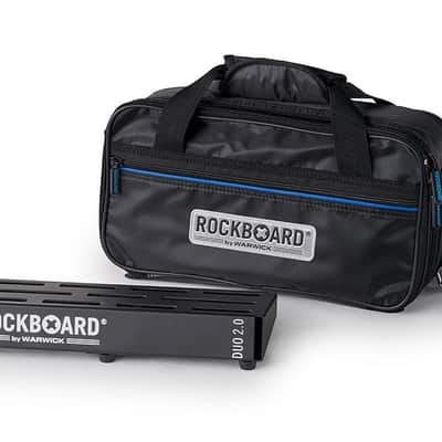 Rockboard Duo 2.0 Pedalboard w/ Pro Gig Bag image 1