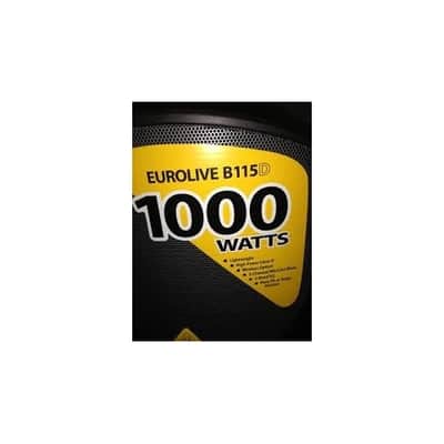 Behringer B115 D Eurolive Cassa Attiva Amplificata 1000 Watt Woofer 15″ Equalizzatore 2 Bande 2 Ingressi + Wireless Ready image 4