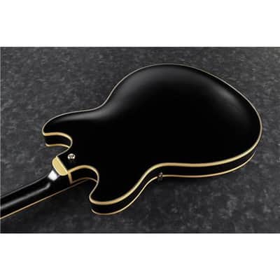 Ibanez John Scofield Signature JSM20 Electric Guitar with Case, Ebony Fretboard, Black Low Gloss image 3