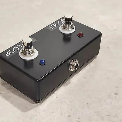 Custom 2-Button Red/Blue Footswitch (No Cable) - BOOST - FX-LOOP w/ LEDs for Marshall Origin PEDL-90016 image 3