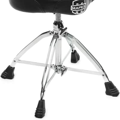 Mapex T875 Saddle Top Double-braced Drum Throne with Backrest image 1