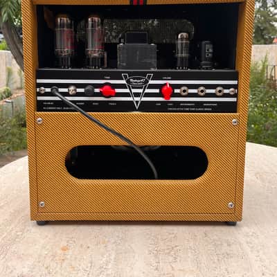 2019 Vintage 47 Amps VA-185G Tweed 1x12 Tube Combo Amp, EH-185 image 4