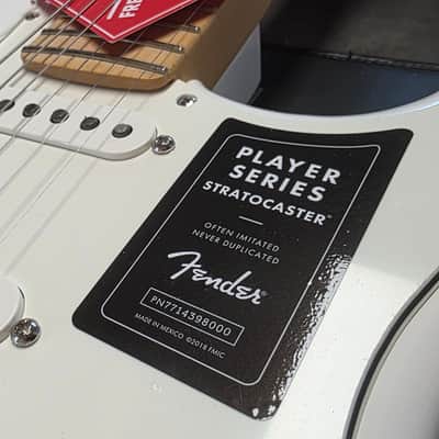 Fender Player Stratocaster BRAND NEW Polar White SSS Strat Maple Neck Pro Electric Guitar image 3