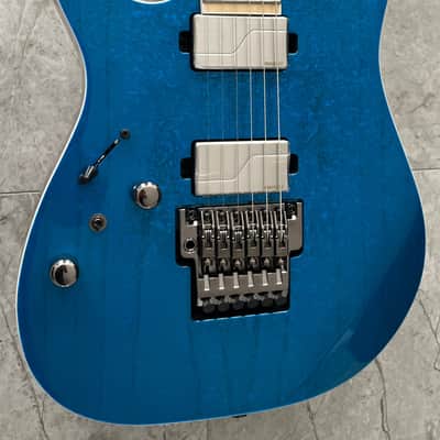 Ibanez Made In Japan Prestige RG5120 Left Handed FROZEN OCEAN RG5120MLFCN SERIAL NUMBER F2507677 - 8 LBS 3 OZ