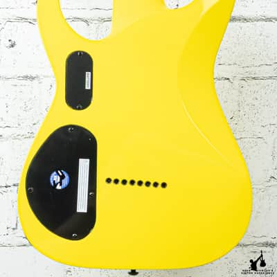 ESP LTD Stephen Carpenter SC-608 Signature 8-string Baritone Yellow w/ Case image 4
