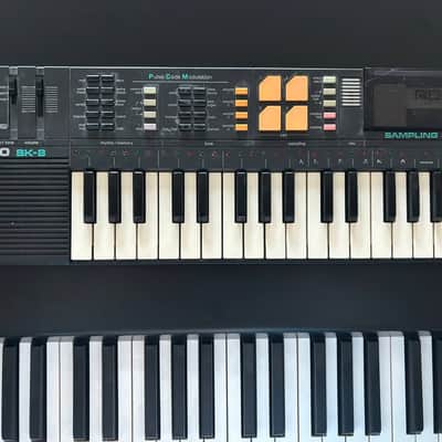 Casio SK-8 32-Key Sampling Keyboard 1980s - Black