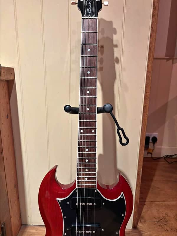 2004 Gibson SG Classic Heritage Cherry P90s + Case – Good Condition