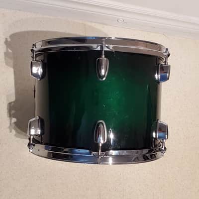 Mapex M 12"x9"inch Tom Drum W/Mount - Lacquered Green Fade - Gorgeous Clean A+ image 6