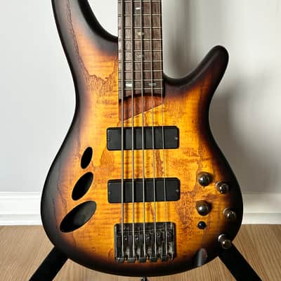 Ibanez SR30TH5-NNF Standard Soundgear Bass 2017 - Natural Browned Burst Flat image 2