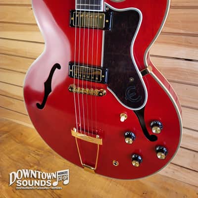 Epiphone Masterbilt Gem Archer Sheraton with Epiphone Hard Case - Cherry Red image 3