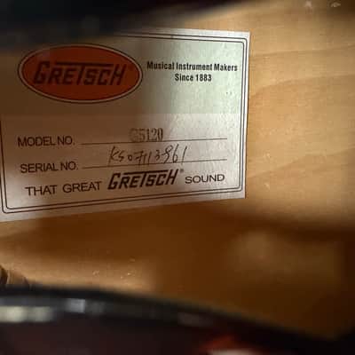 Used Gretsch Guitars G5120 Electromatic Hollowbody With Bigsby Tailpiece Electric Guitar Made in Korea with Case 2007 image 14