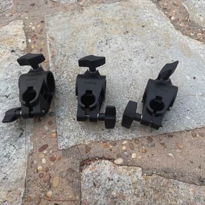 3 PACK Roland MDS-9 MDS-4 tom clamps cymbal rack mounts image 2
