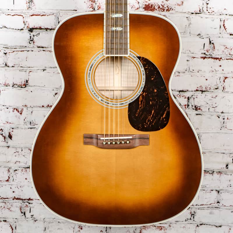 Martin Custom Shop M/0000-Size 42-Style - Swiss Spruce/Flame Maple Back, Sides, Neck - Ambertone x6411 USED image 1