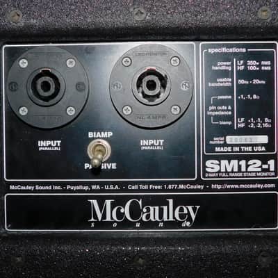 McCauley SM12-1 Stage monitor 1 left image 2