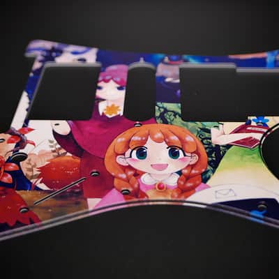Memories of Dahlia #1 / Ibanez Pickguard / RG350 / JEMJR / Graphic / Stormguitar image 2