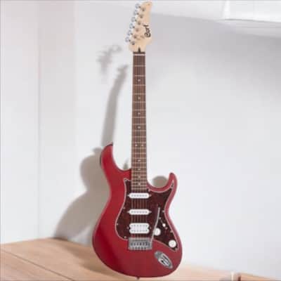 Versatile Cort G110 Electric Guitar - Open Pore Black Cherry Finish, Perfect for All Skill Levels! image 1