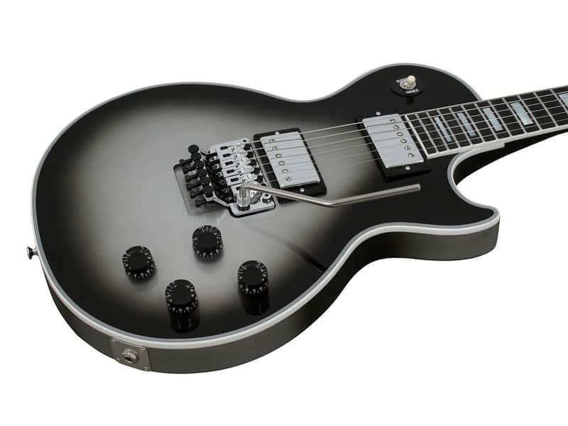 Gibson Custom Shop Les Paul Custom Axcess Silverburst W/ Floyd