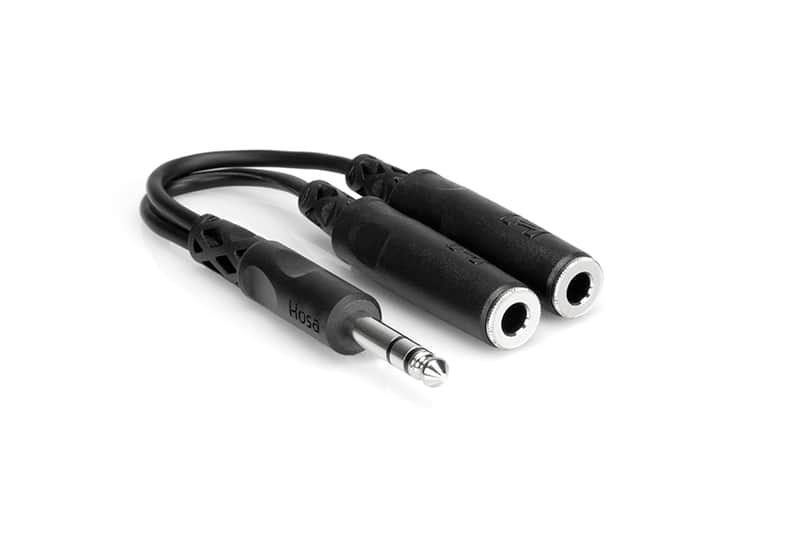 Hosa YPP-118  -  Stereo 1\4" (M) to Dual Stereo 1\4" (F) image 1