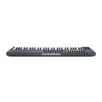 Novation FLkey 61-Key MIDI Keyboard Controller - Professional Music Production with Velocity-Sensitive Keys and DAW Integration, Portable Bundle with Stand, Sustain Pedal and 4-Port USB (4 Items) image 9