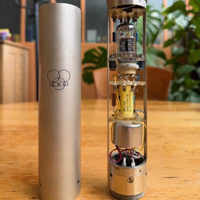 AKG C 12 Large Diaphragm Multipattern Tube Condenser Microphone 1950s - Silver image 7