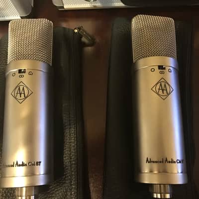 Advanced Audio CM87 Large Diaphragm Multipattern Condenser Microphone Stereo Pair